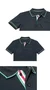 Camisa Polo Masculina Sallo Slim Fit Chumbo 0071