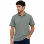Camisa Polo Masculina Sallo Slim Fit Cinza 4711
