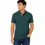 Camisa Polo Masculina Sallo Slim Fit Pérgula Verde 0084