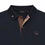 Camisa Polo Masculina Sallo Slim Fit Preta 0056