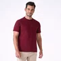 Camiseta Masculina Fideli Slim Bordô TR00405023 EXG