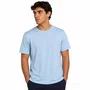 Camiseta Masculina Sallo Slim Fit Azul Claro 1157