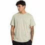 Camiseta Masculina Sallo Slim Fit Cinza 8176 Algodão Peruano