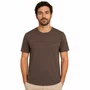 Camiseta Masculina Sallo Slim Fit Marrom 1157