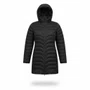 Casaco Feminino Pluma de Pato Alpelo Pesponto Preto 20500057