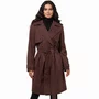 Casaco Suede Alpelo Alongado 5 em 1 Marrom 21100040