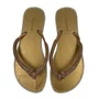 Chinelo Miss Love com Brilho Bronze CH2304