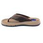Chinelo Pegada Masculino Couro Marrom 134305