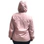 Corta Vento Dunialin Plus Size Rosa 2237