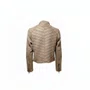 Jaqueta Feminina Suede Alpelo com Recortes Caramelo 40600029