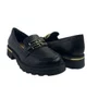 Loafer Piccadilly Maxi Preto 735042 Sola Tratorada