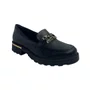Loafer Piccadilly Maxi Preto 735042 Sola Tratorada