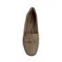 Loafer Softli Bege 10386 Super Conforto Laço