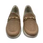 Mocassim Piccadilly Conforto Nude para Pés Largos 950052