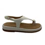 Papete Ramarim Feminina Off White Detalhe Dourado 2655202