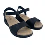 Sandália Calce Fácil Arco Soft Softli Preta 10268