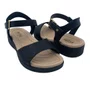 Sandália Calce Fácil Arco Soft Softli Preta 10268