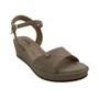 Sandália Comfortflex Anabela Nude 2653403