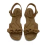 Sandália Comfortflex Bege com Laço 2634404