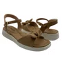 Sandália Comfortflex Bege com Laço 2634404