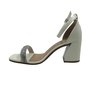 Sandália Dakota Salto Bloco Alto Strass Off White 7643