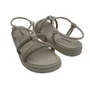 Sandália Flatform Mississipi Calce Fácil Bege 773