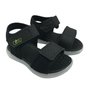 Sandália Kidy Menino Flex Light Luz Preto 1630115