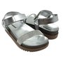 Sandália Moleca Papete com Strass Prata 5500106