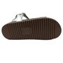 Sandália Moleca Papete com Strass Prata 5500106