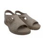 Sandália Papete Joanete Comfortflex Bege 2551302