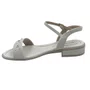 Sandália Salto Baixo Piccadilly Conforto Off White 590073