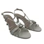 Sandália Social Salto Fino Baixo Jamar Off White 713411