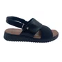 Sandália Total Care Comfortflex Calce Fácil Preta 2449401
