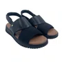 Sandália Total Care Comfortflex Calce Fácil Preta 2449401