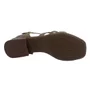 Sandália Verniz Salto Baixo Comfortflex Bege 2555402