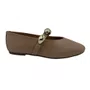 Sapatilha Mary Jane Couro Bottero Bege 379403