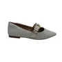 Sapatilha Ramarim Off White 2610104 Verniz Croco