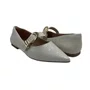 Sapatilha Ramarim Off White 2610104 Verniz Croco
