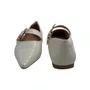 Sapatilha Ramarim Off White 2610104 Verniz Croco