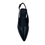 Sapatilha Slingback Offline Bico Fino Preta 24395
