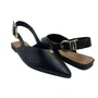 Sapatilha Slingback Ramarim Preta 2610131 Bico Fino