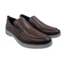 Sapato Casual Pegada Masculino Couro Marrom 127303
