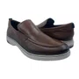Sapato Casual Pegada Masculino Couro Marrom 127303