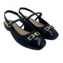 Sapato Dakota Slingback com Detalhe Preto 0071