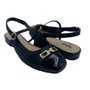 Sapato Dakota Slingback com Detalhe Preto 0071