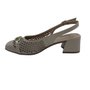 Sapato Dakota Slingback com Detalhes Bege 0082