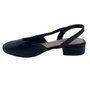 Sapato Dakota Slingback Detalhe Verniz Preto 0162