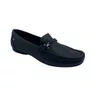 Sapato Mocassim Feminino Couro Andacco Preto 45011