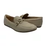 Sapato Mocassim Feminino Sua Cia Bege 16468 com Laço