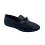 Sapato Mocassim Feminino Sua Cia Preto 16468 com Laço